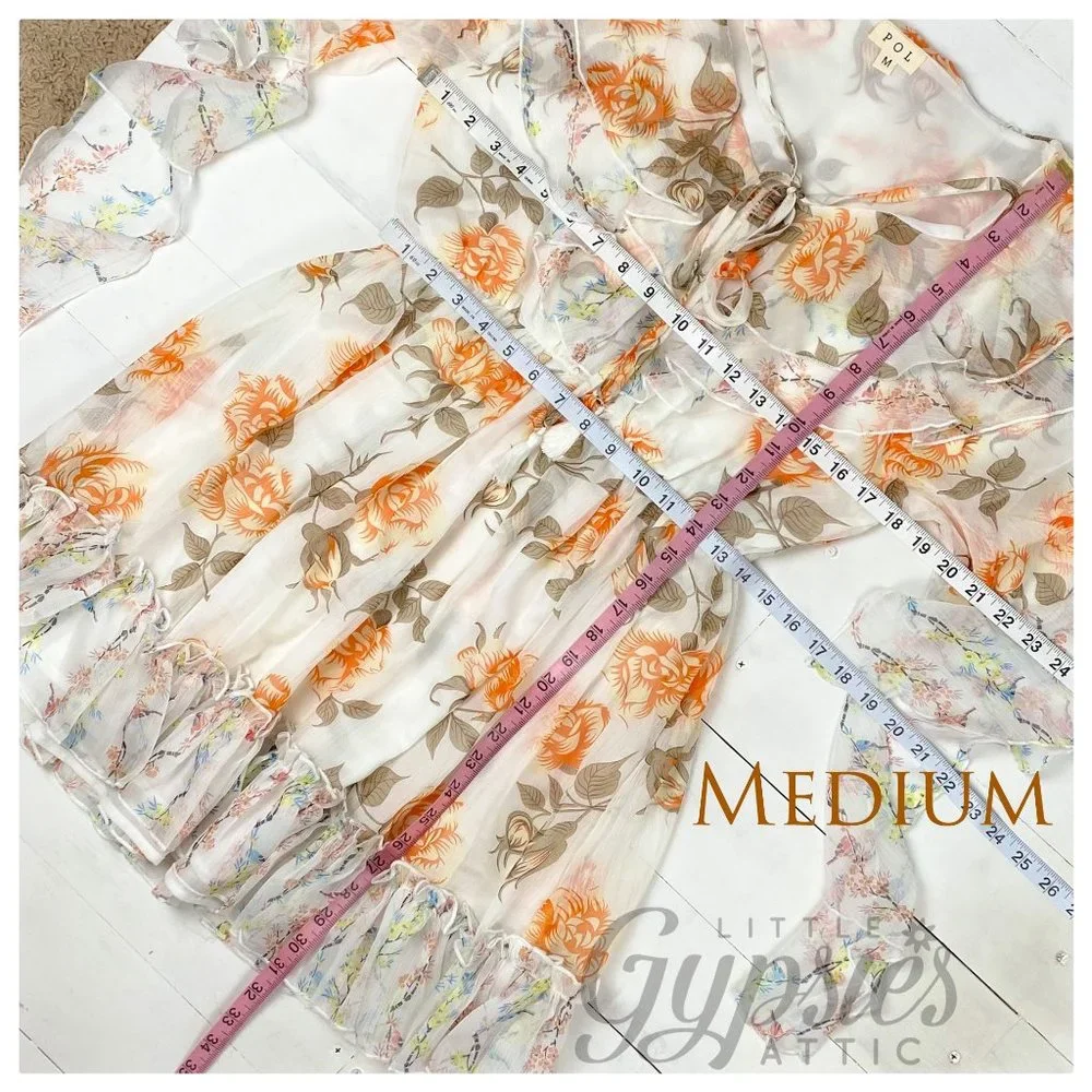POL Fairy Garden Farmhouse Mini Dress - Picture 12 of 16